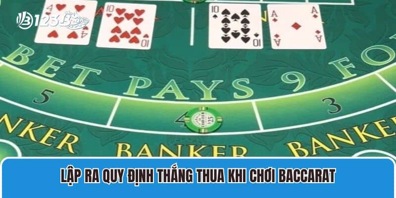 Chia sẻ kinh nghiệm chơi Baccarat từ các cao thủ lâu năm 4 Lập ra quy định thắng thua khi chơi Baccarat